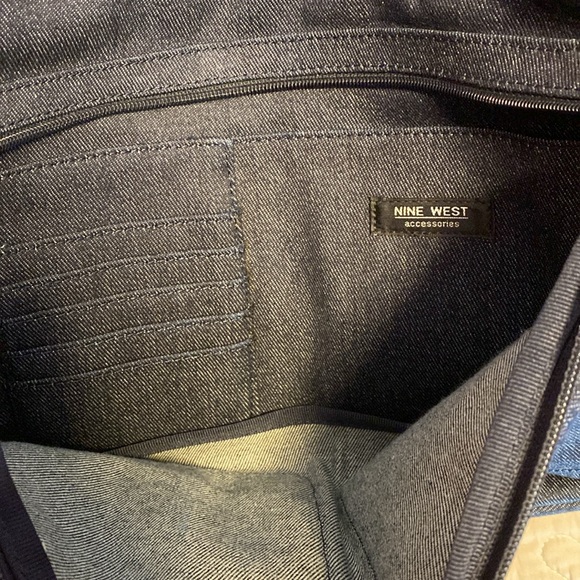 Nine West denim messenger bag - Picture 5 of 11